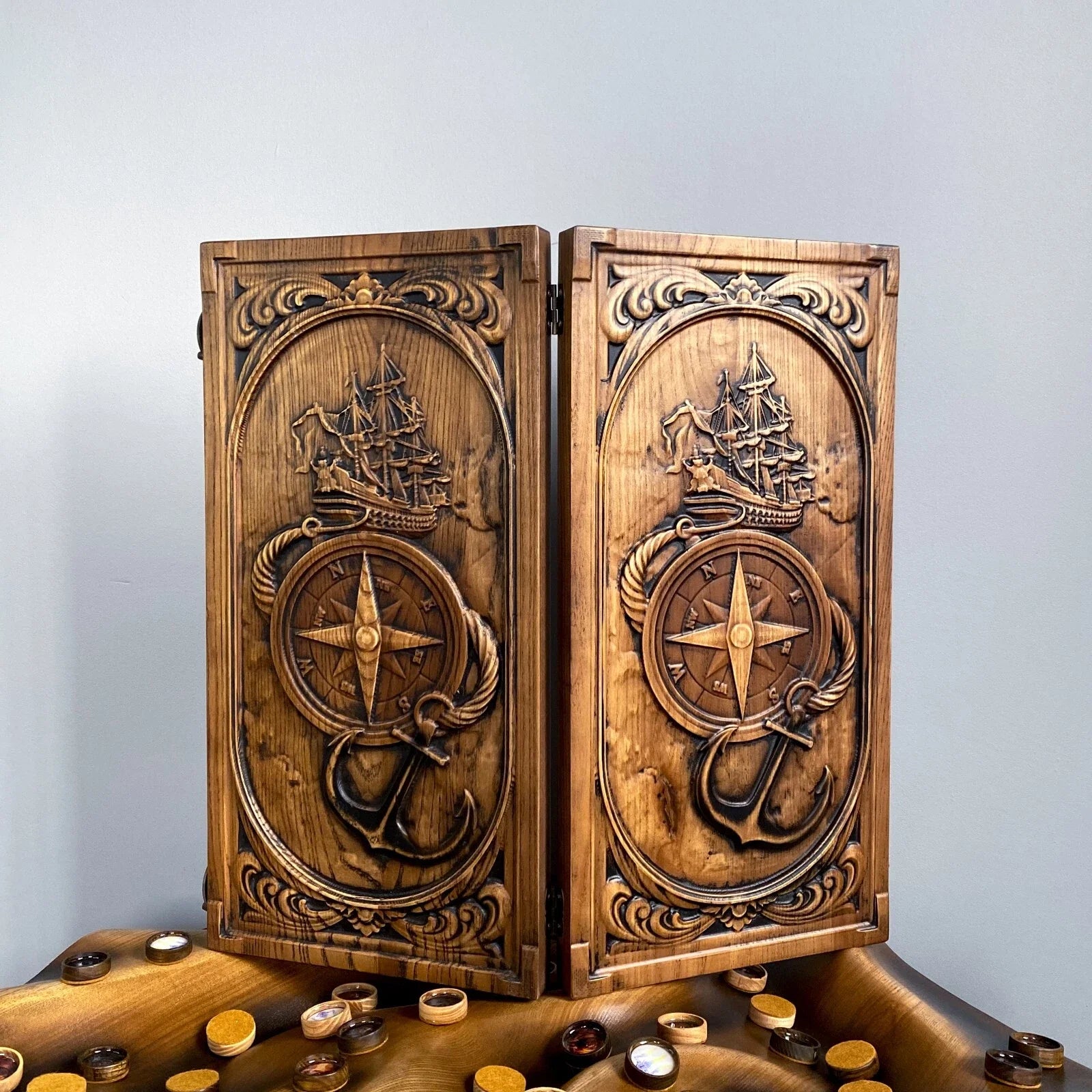 Wooden Backgammon
