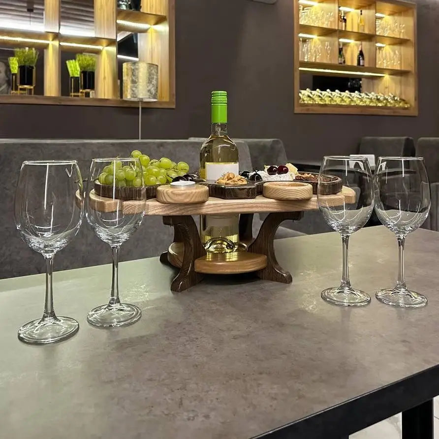 Elegant handmade serving tray for entertaining guests