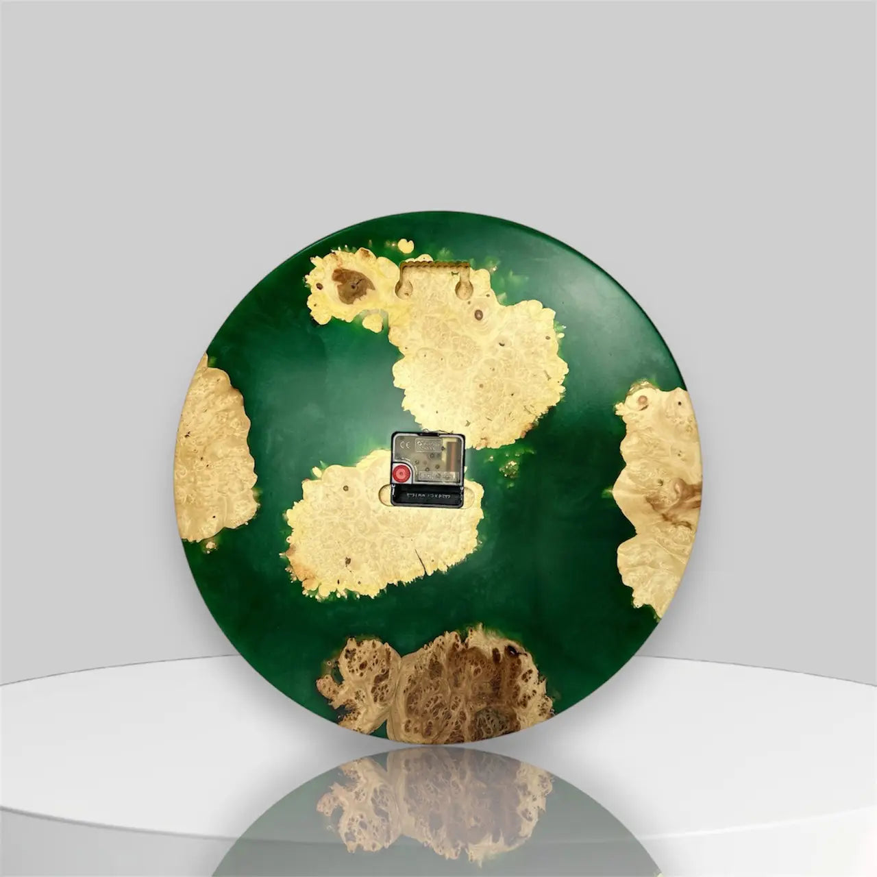 Modern handmade wood wall clock for stylish home décor