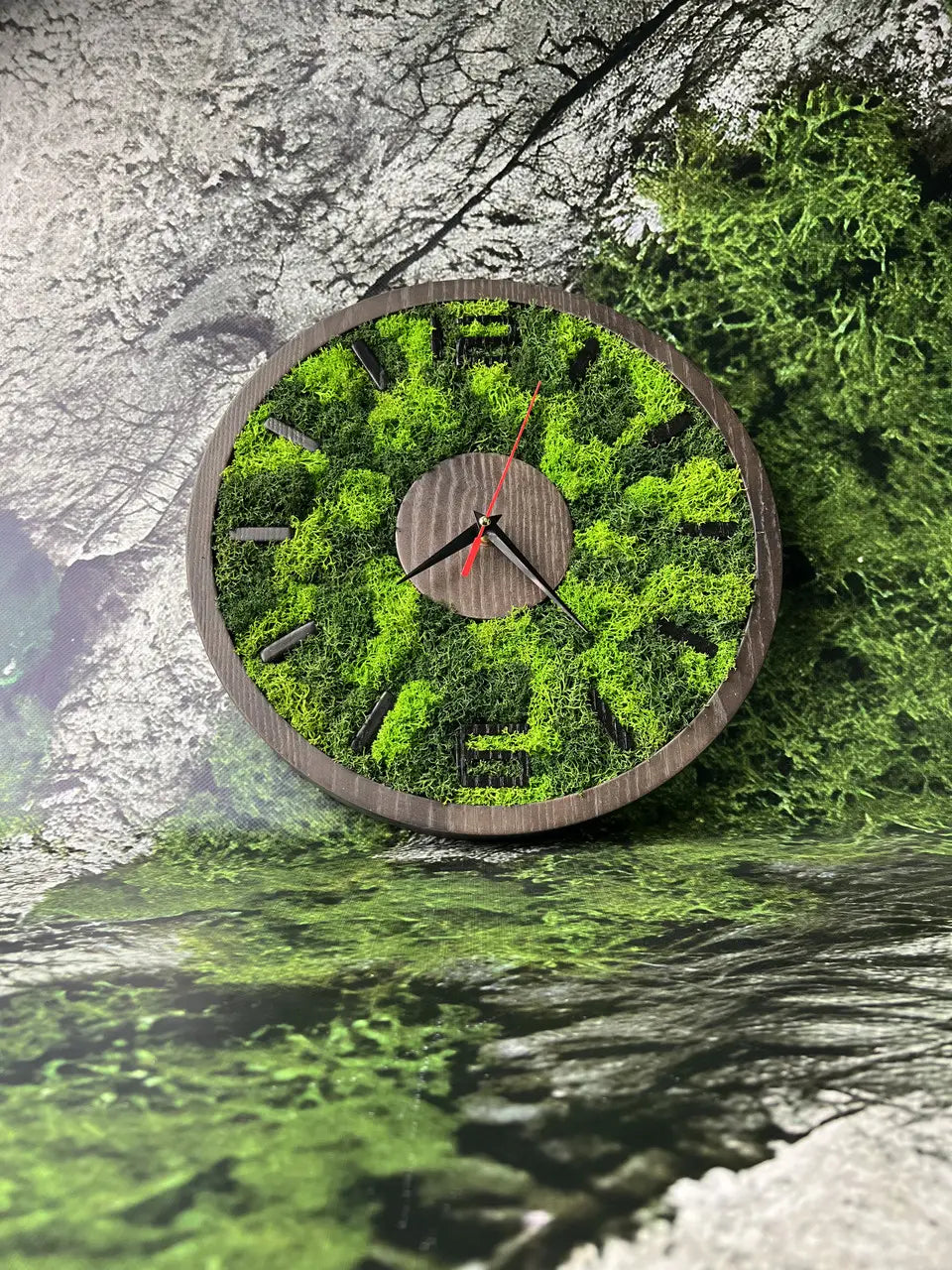 Handmade Wooden Wall Clock made from natural wood