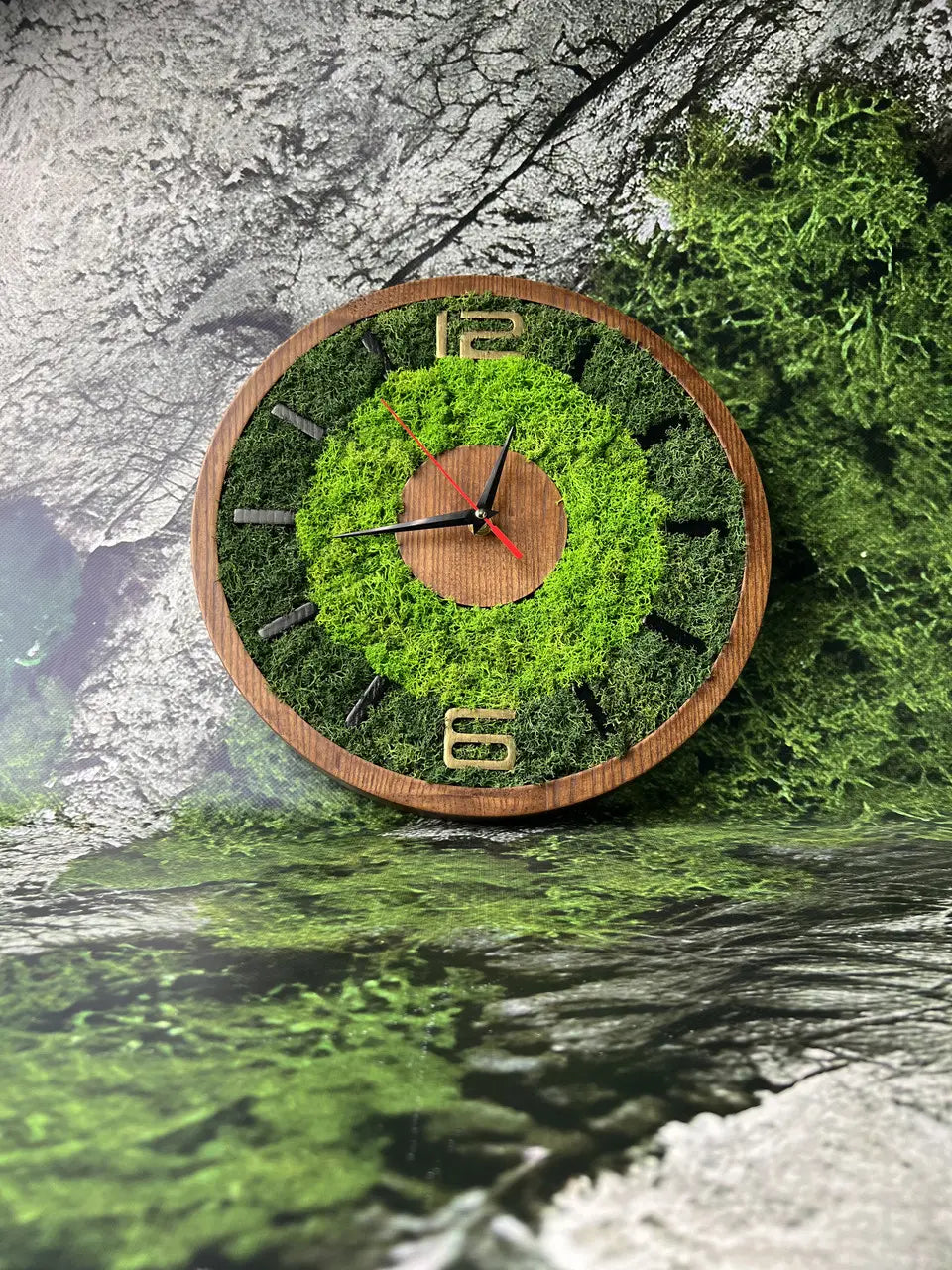 Wood Wall Clocks handmade from natural ash wood
