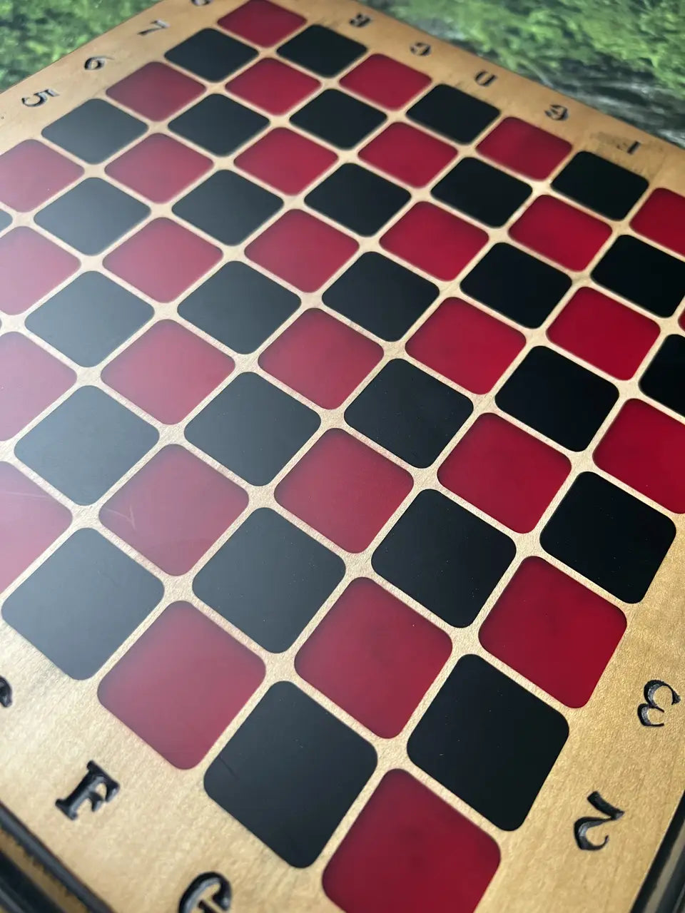 Modern artisan chess set for home decor