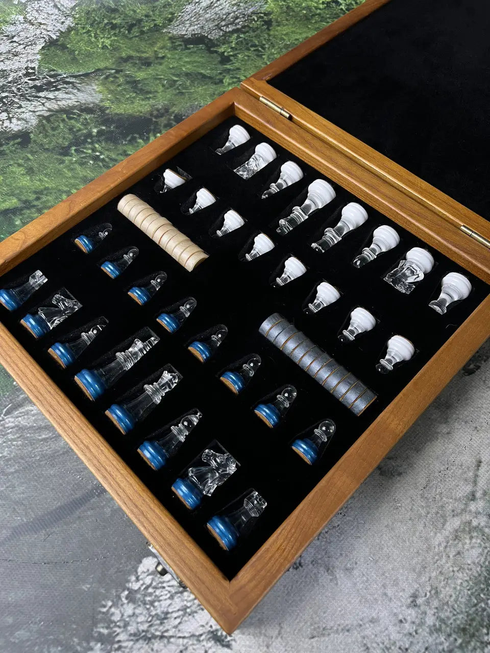 Mystical All-Seeing Eye collector chess set