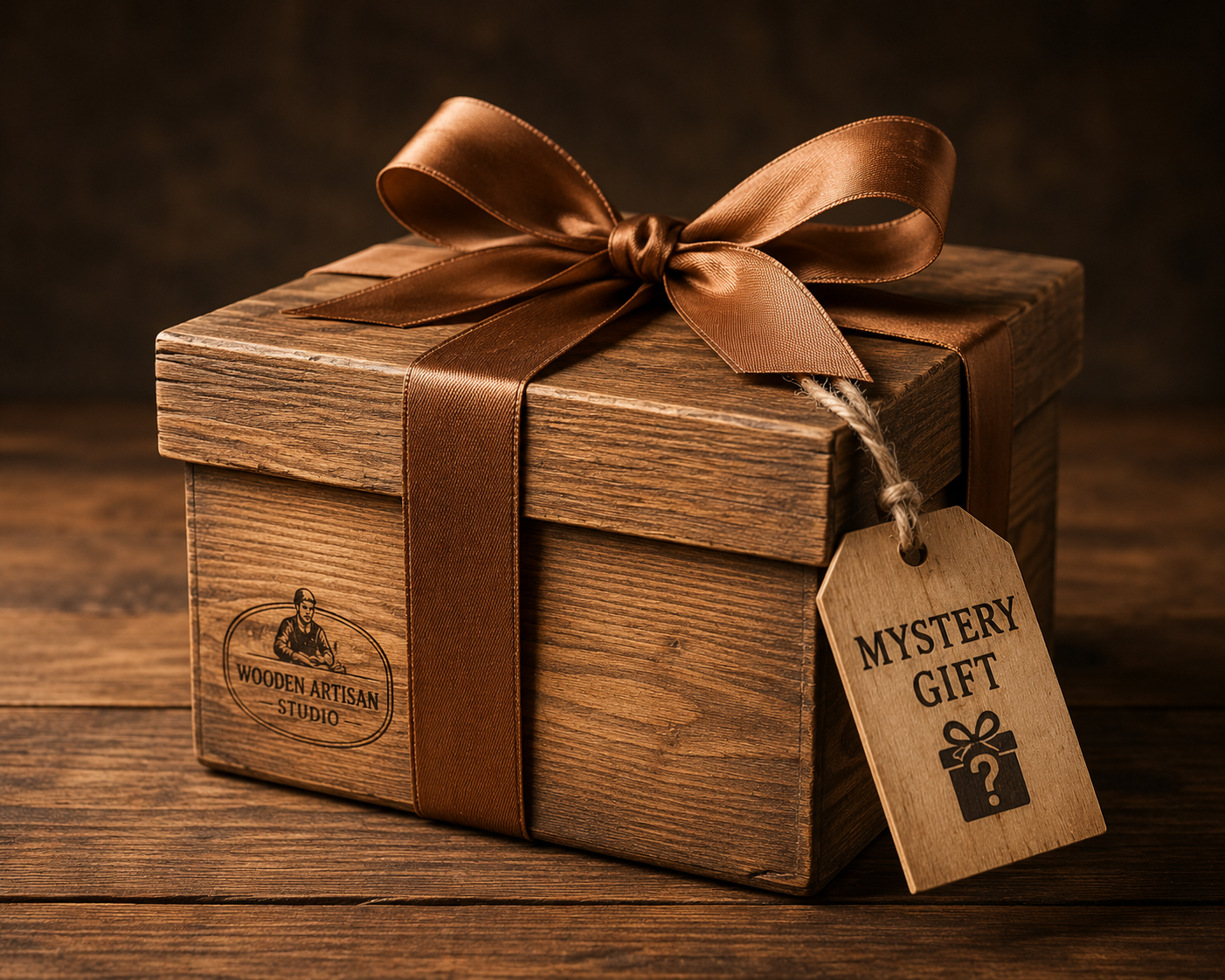 Wooden Artisan Studio Mystery Gift – handcrafted wooden surprise gift box