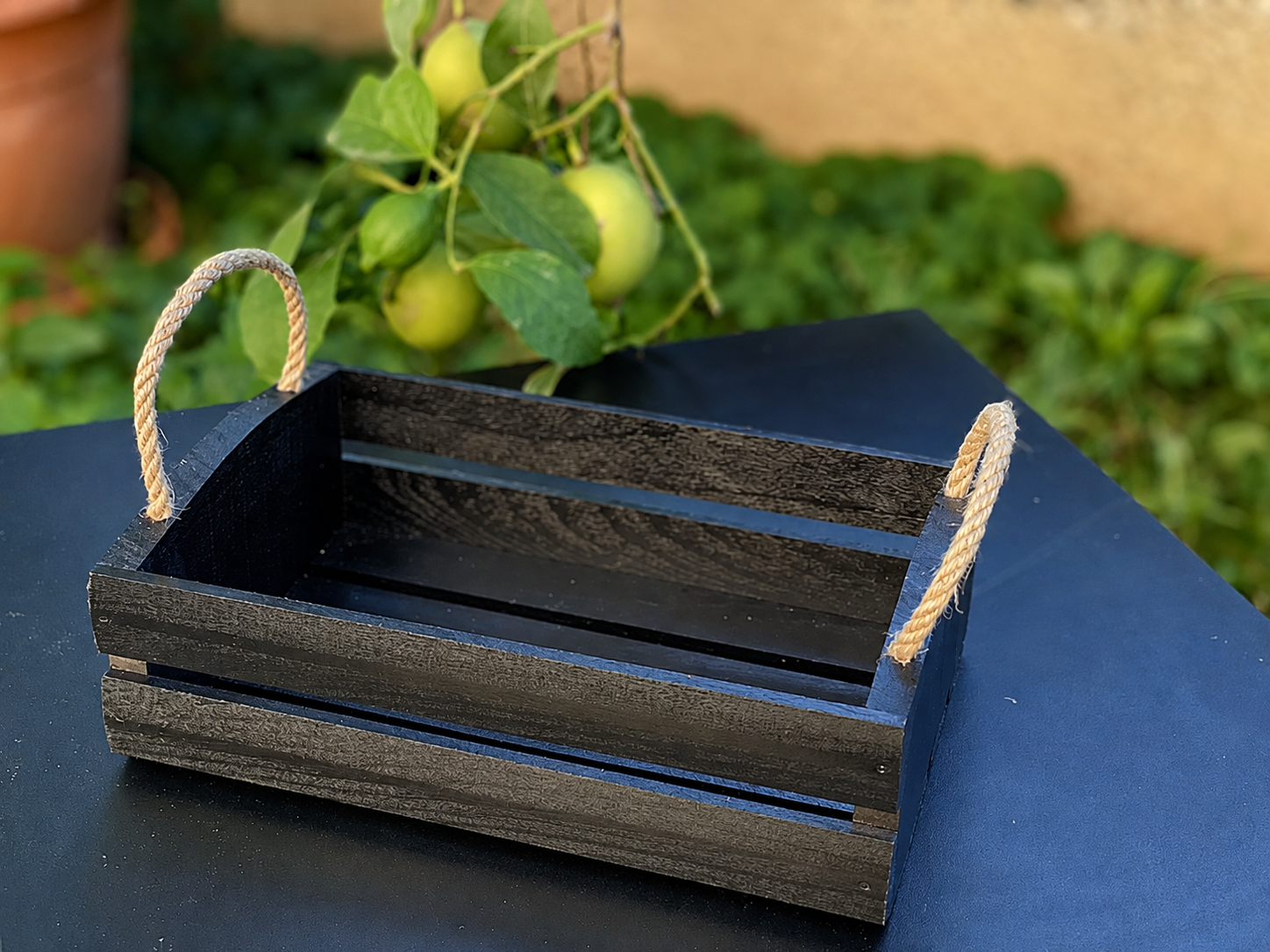 Wood bread box made from natural beech wood